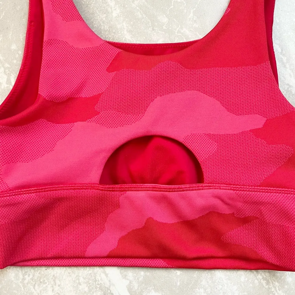 [Offline Aerie] Red Camo Sports Bra- Size XS - Image 4