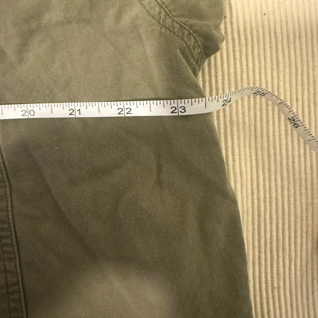 Ultra Pink Olive Green Military Utility Patch Jacket Shacket Size Small - Image 5