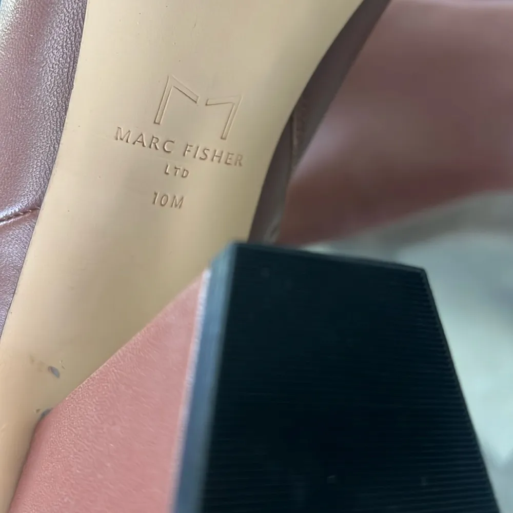 Marc Fisher LTD Kulika Leather Pointed Toe Booties, Size 10 New w/o Box - Image 5