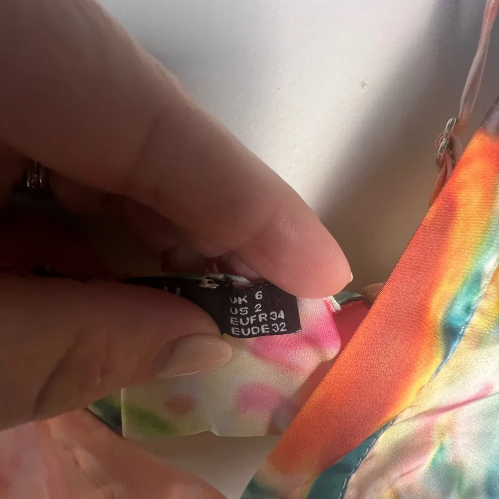 Nasty Gal Multicolor Marble Bralette and Shorts - Image 5