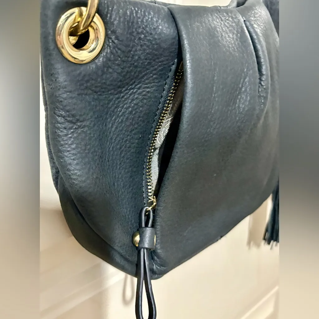 Vince Camuto Black Shoulder 100% Genuine Leather Purse with Cover Bag - Image 5