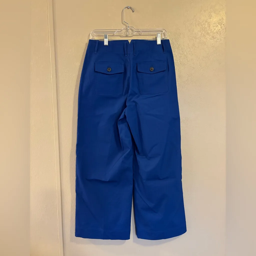 NWT J. Crew Collection wide-leg pant in trench canvas sz 6 - Image 2