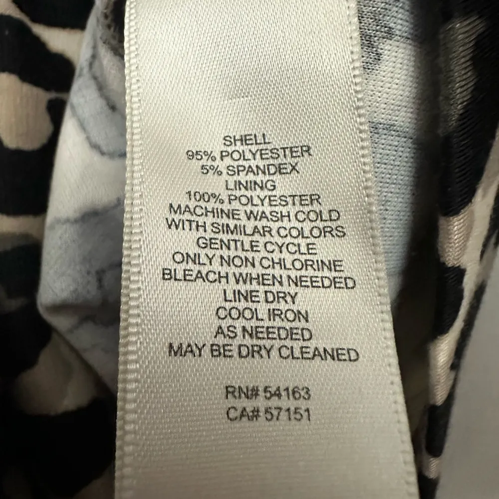 Eliza J Leopard Print Short Sleeve Fit And Flare Dress Size 12 - Image 5