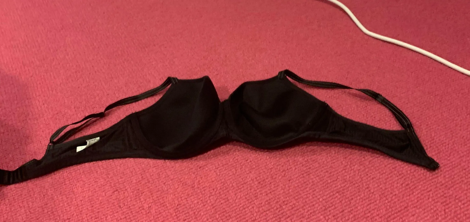 Idol Underwire Balconette Bra Black Size 34 plus - Image 2