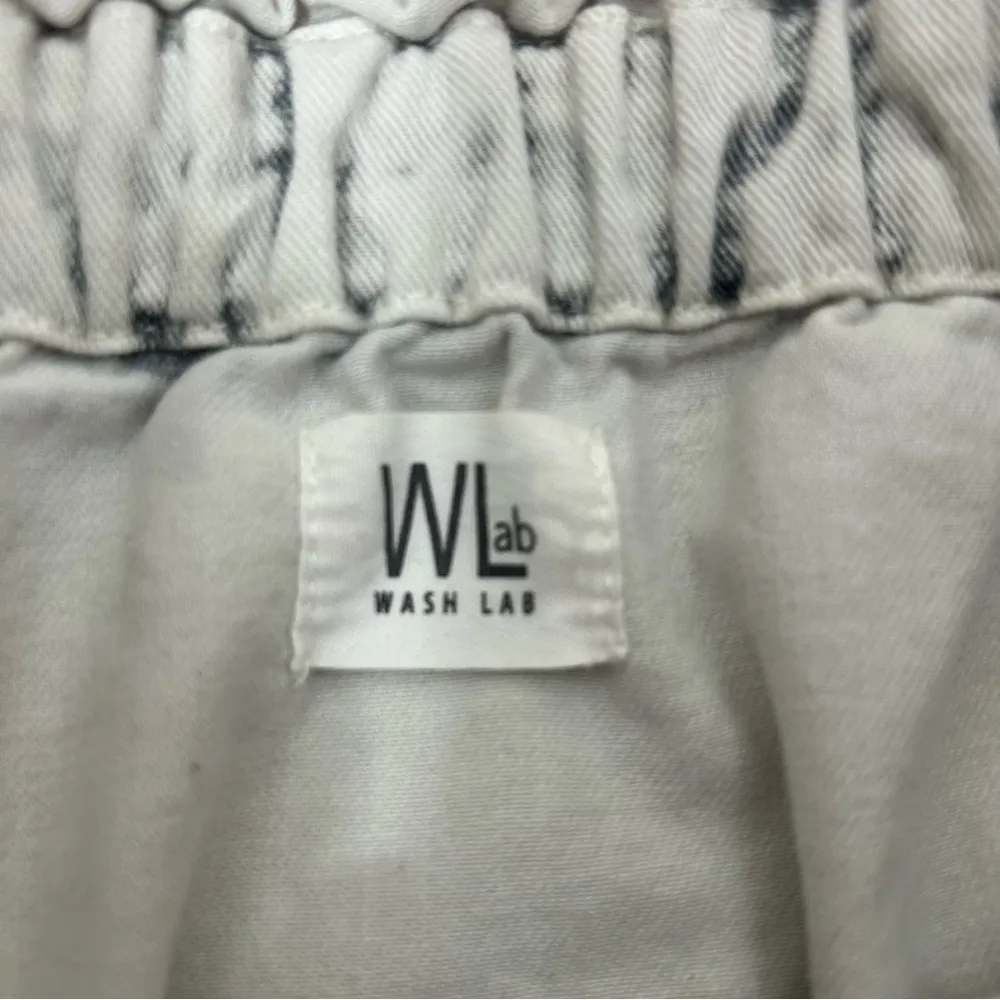 Wash Lab | Sally Button Front Skirt Grey Wash Midi Denim Size 31 Gray - Image 5