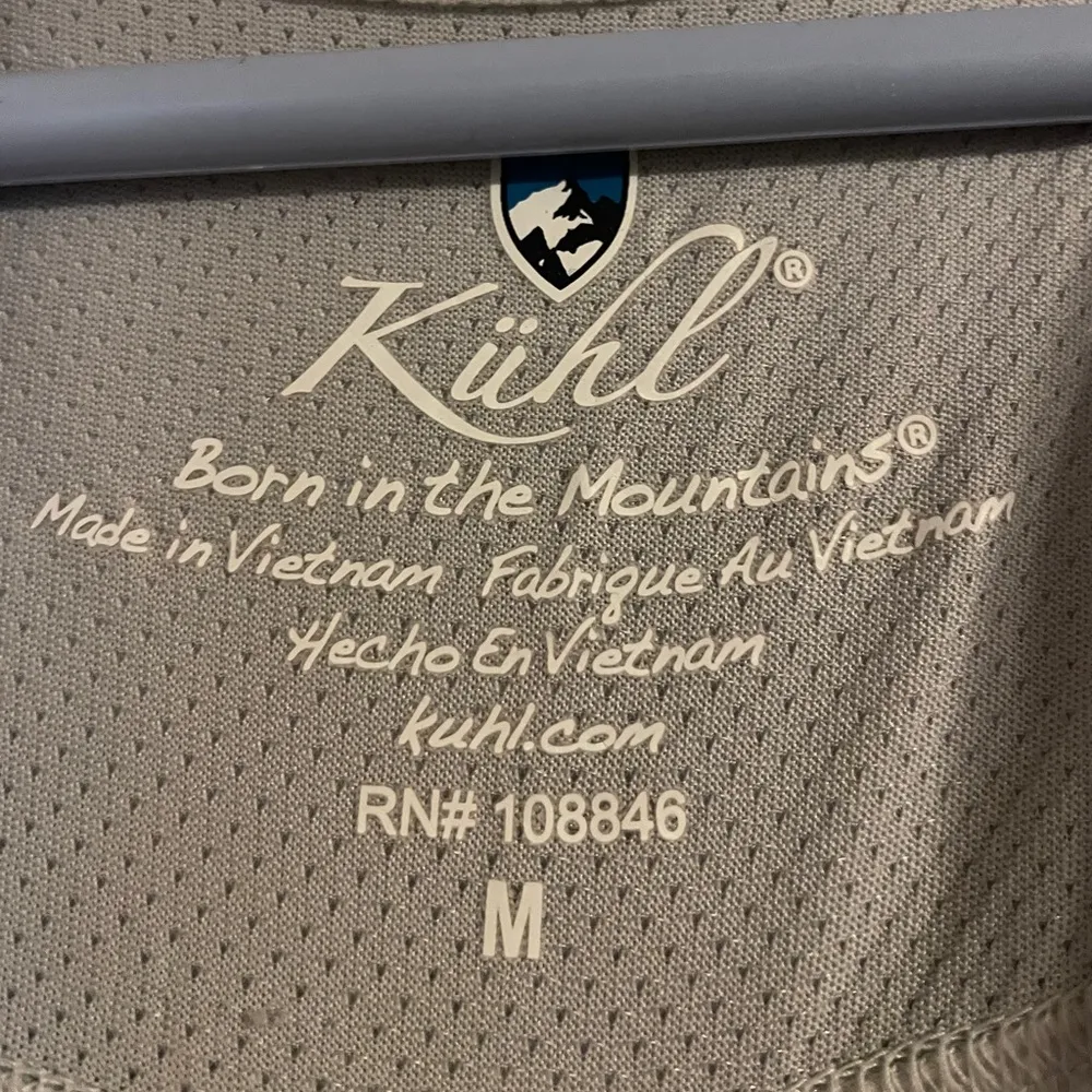 Kuhl Women’s Light Gray Zip Up Hooded Performance Jacket Medium Active Athletic - Image 9