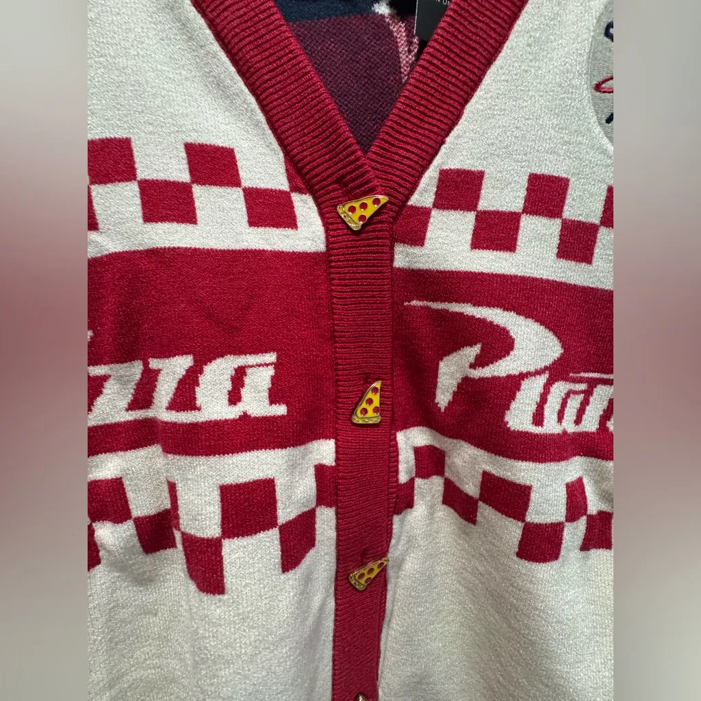 Disney Pixar Toy Story Aliens Pizza Planet Cardigan - Image 6