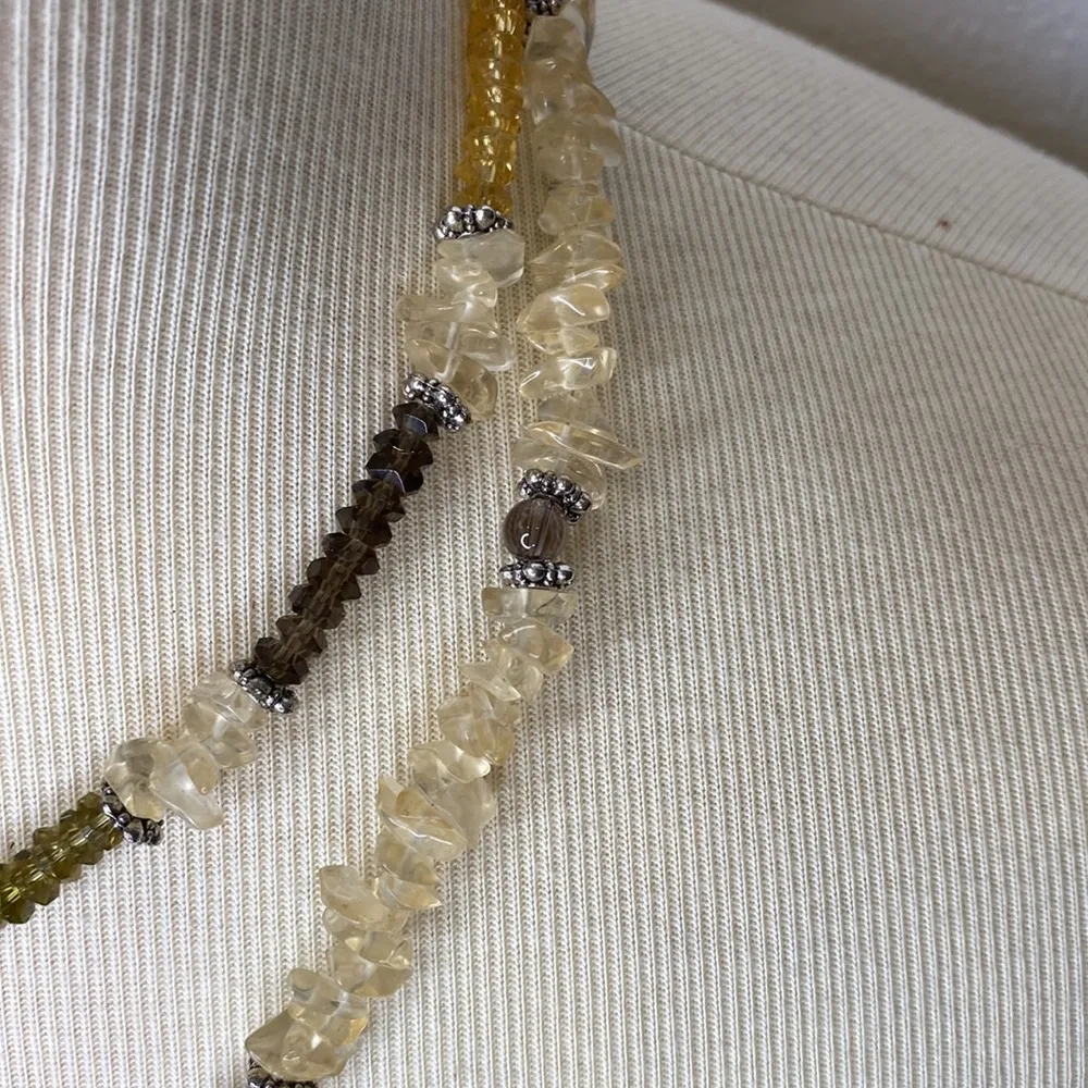 Chunky Stone/Beaded Silver - Image 3