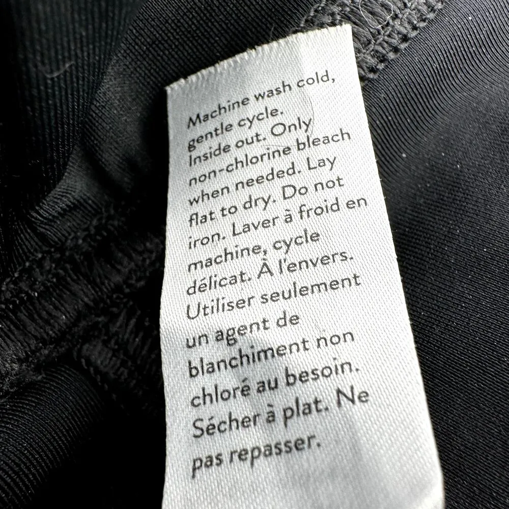 SPANX Faux Leather Leggings Shaping Compression High Waisted Stretch Black M - Image 6