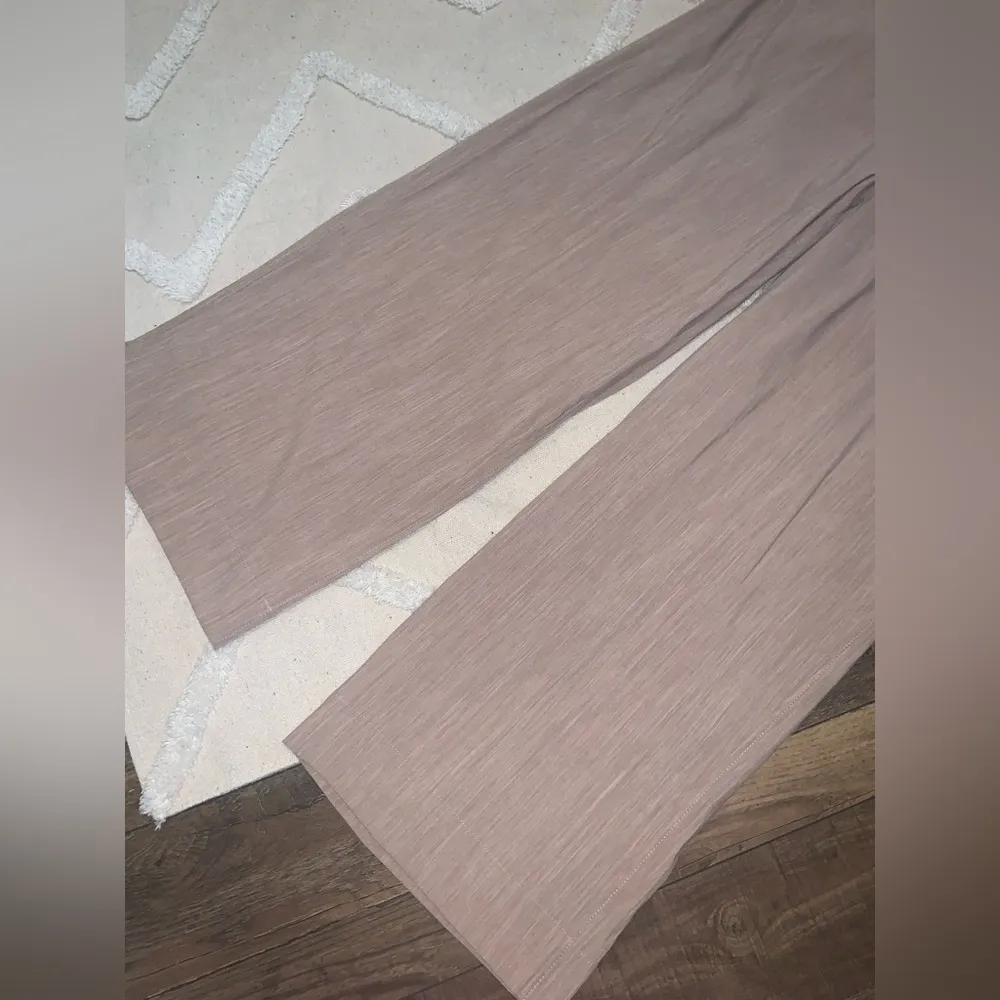 GANNI TROUSERS beige classic logo boho formal casual designer $180 spring dressy - Image 5