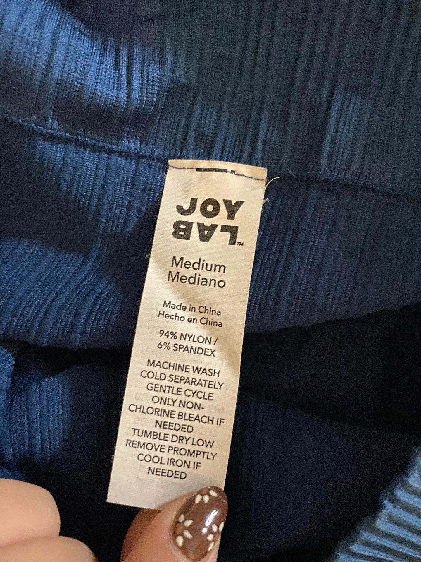 Joy Lab Blue Leggings  - Image 6