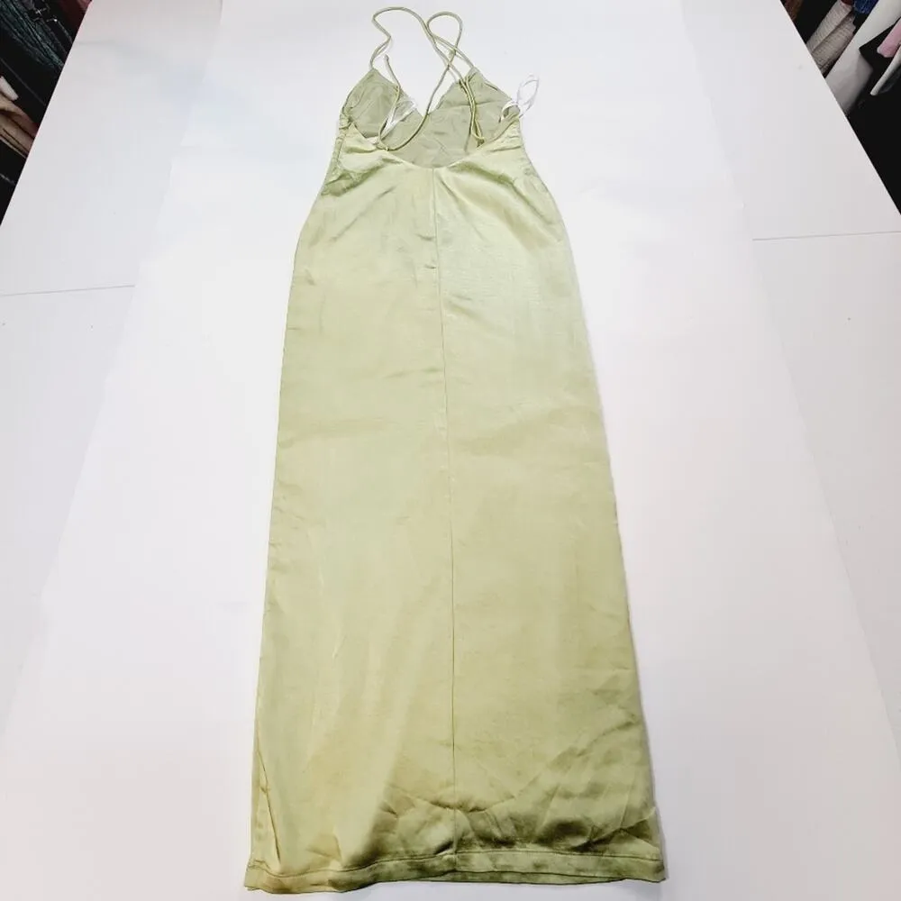 MORE TO COME Regina Maxi Dress in Green Small - Image 11