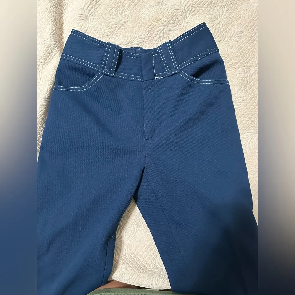 Vintage 1960’s Ted Williams Sears Sports Center Ski Pants Rare Great Condition! Blue Size 2 - Image 3