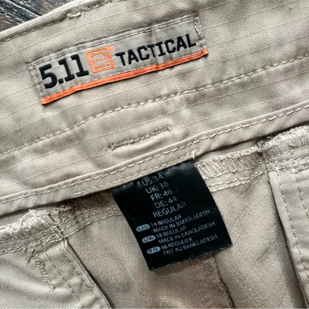 5.11 Womens IS 14 Tactical Pants Tan - Image 4