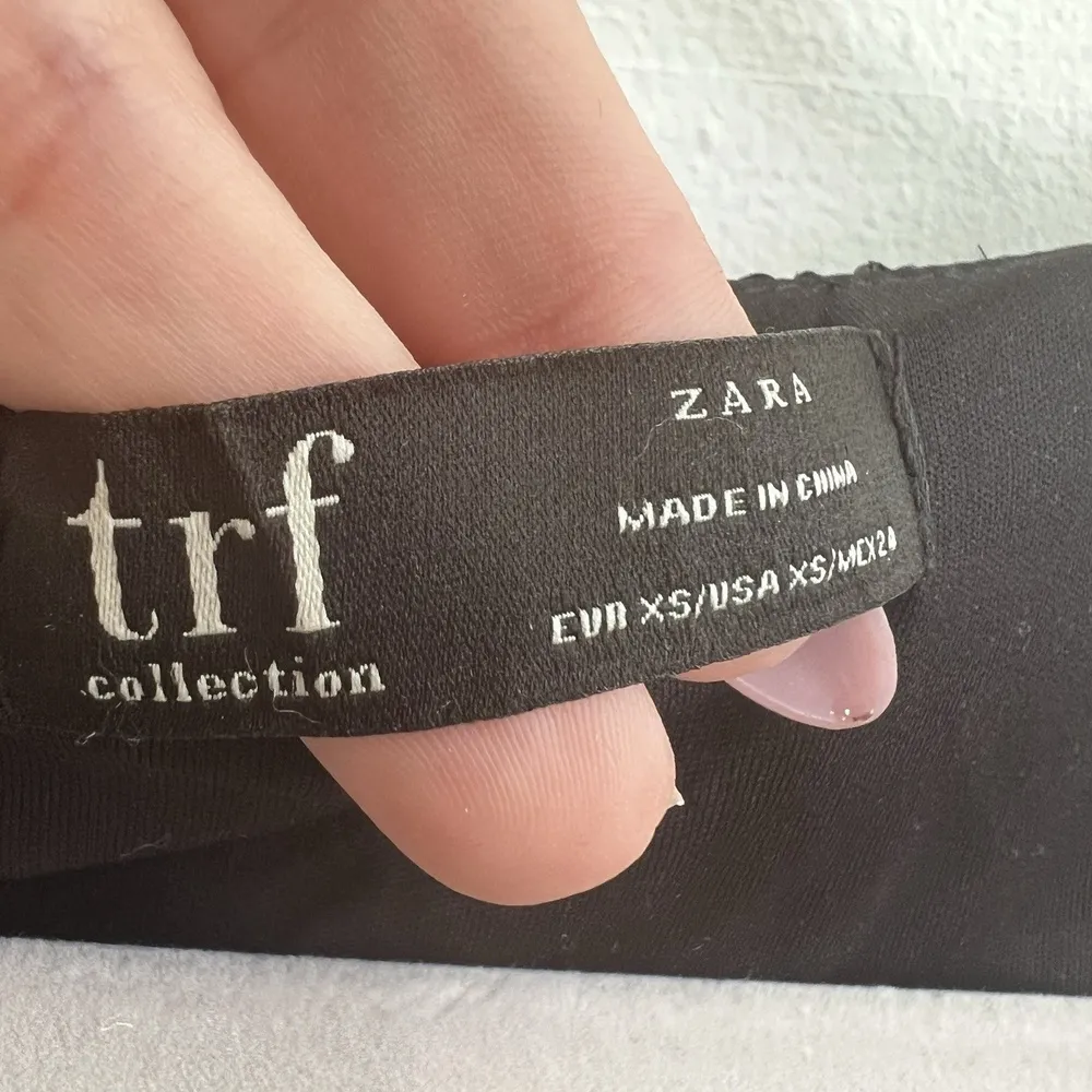 Zara TRF Sequin Blouse Top XSMALL Collection Brown Gold Animal Print Long Sleeve - Image 11