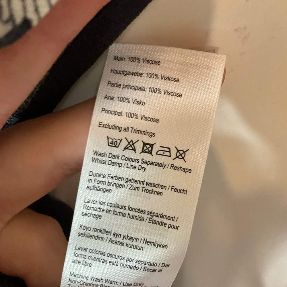 Joules Hannah Bird Print Top Size 12 Blue - Image 5