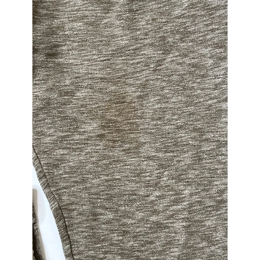 Olive Green Marled Joggers Sweatpants Sz L - Image 10