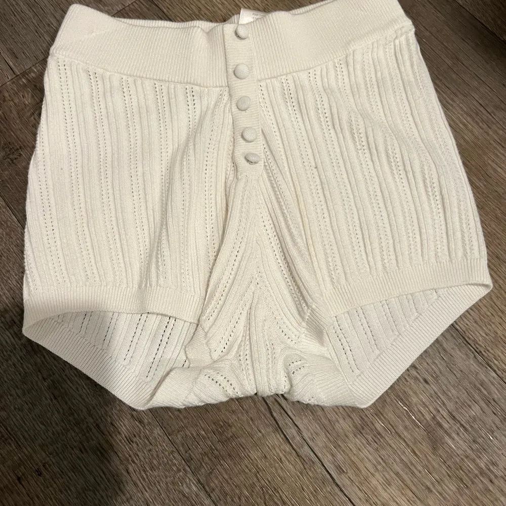 For love and lemons Ribbed Camille Knit Shorts xs - Image 10