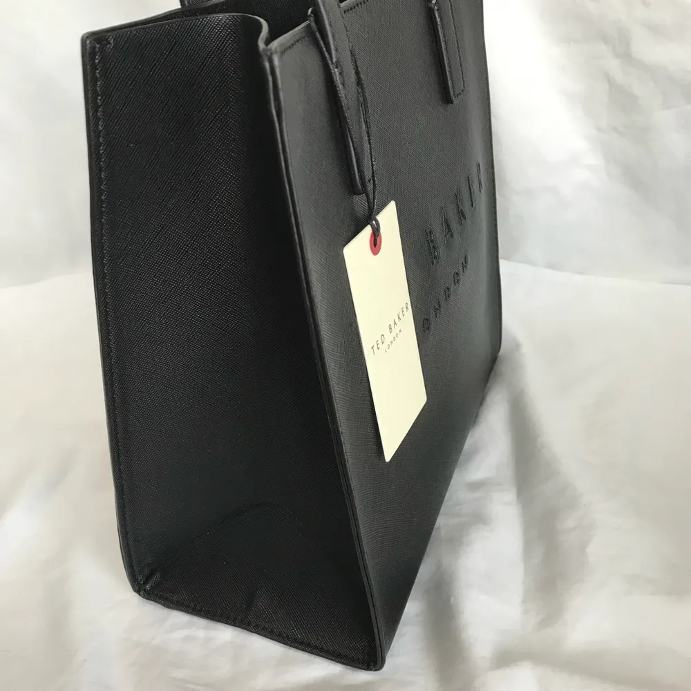 Ted Baker London Women’s Black Tote Bag “The Icon” Embossed Logo NWT - Image 4