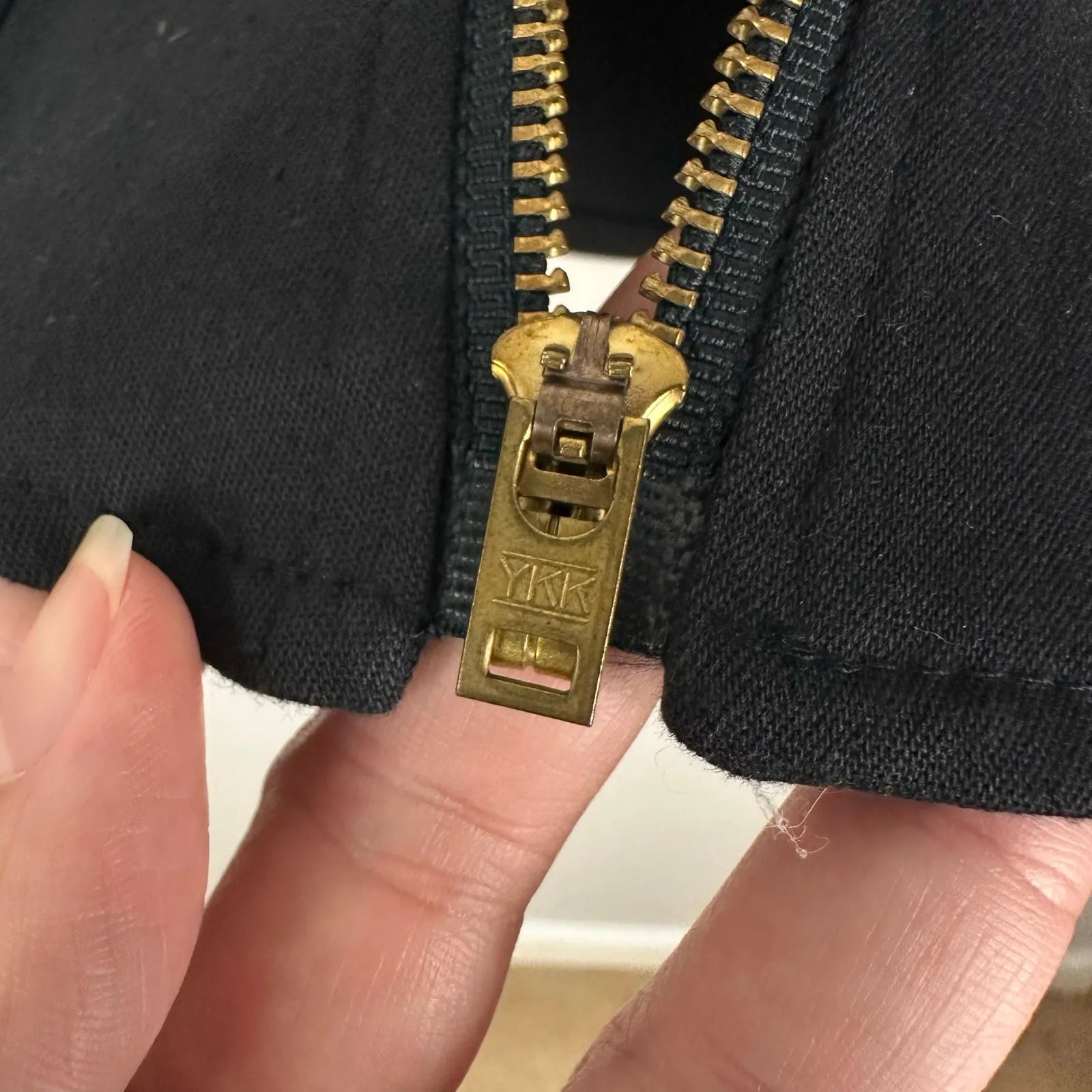 Moderne Sportswear Vintage 80s Blazer Black Cage Sleeve Zip Up Top Sz Small - Image 13