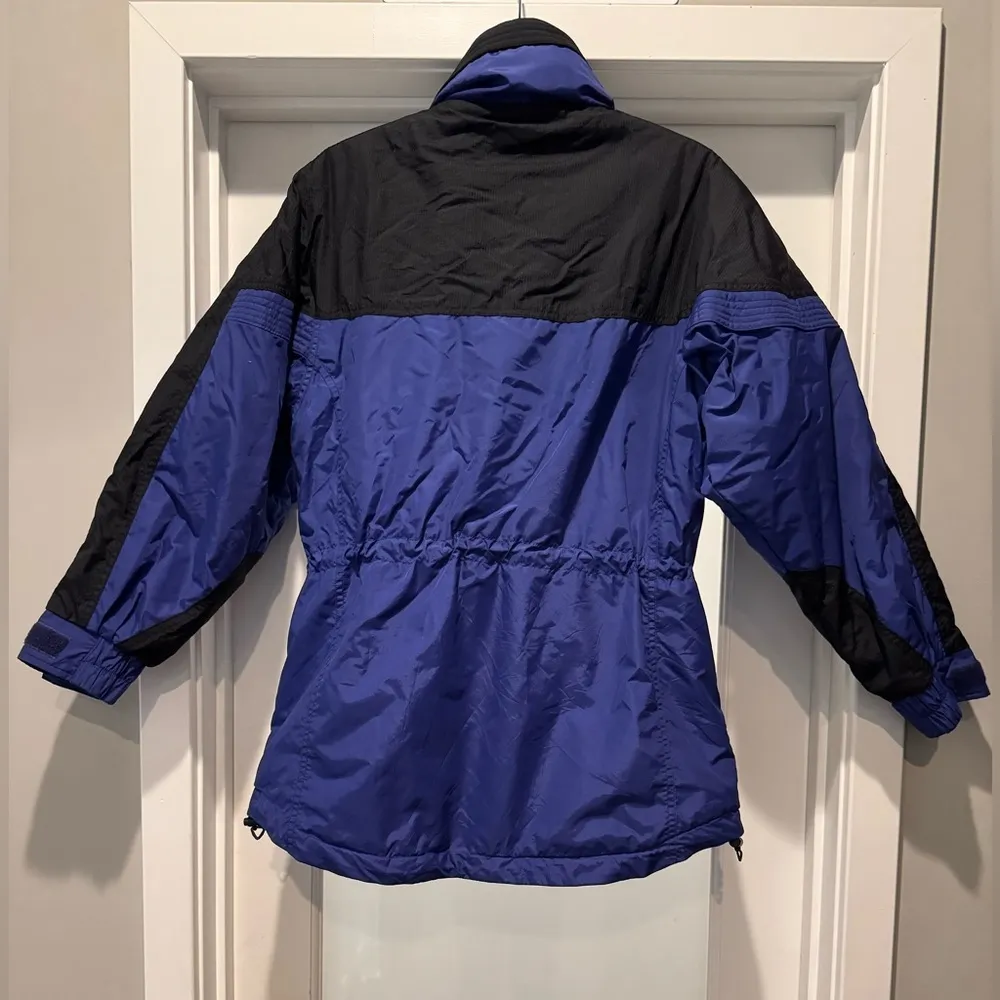 Columbia Vintage 90s Purple Black Ski Jacket Women’s S Teal Trim - Image 7