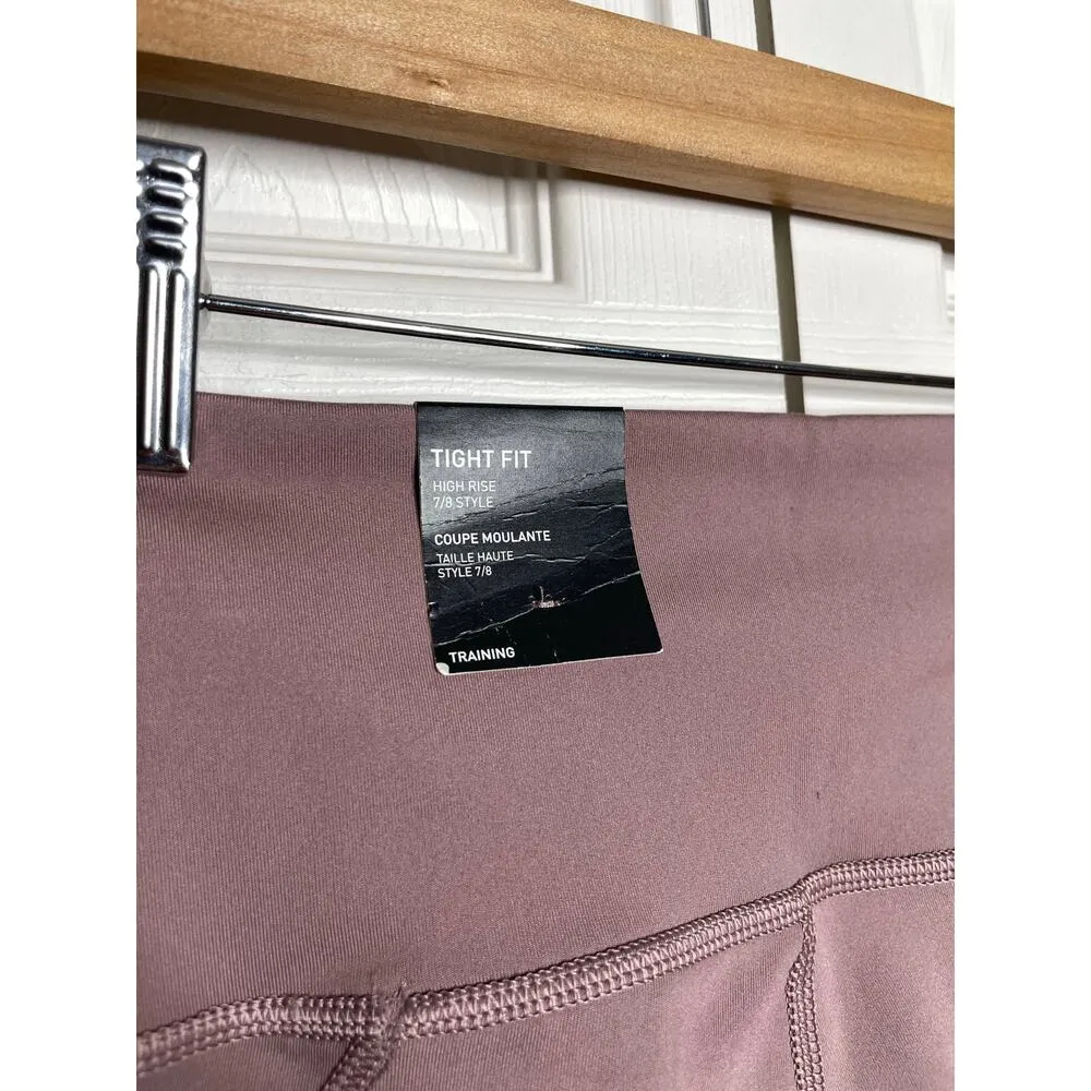 NEW Adidas 7/8 Leggings Mauve Womens Size XS - Image 6