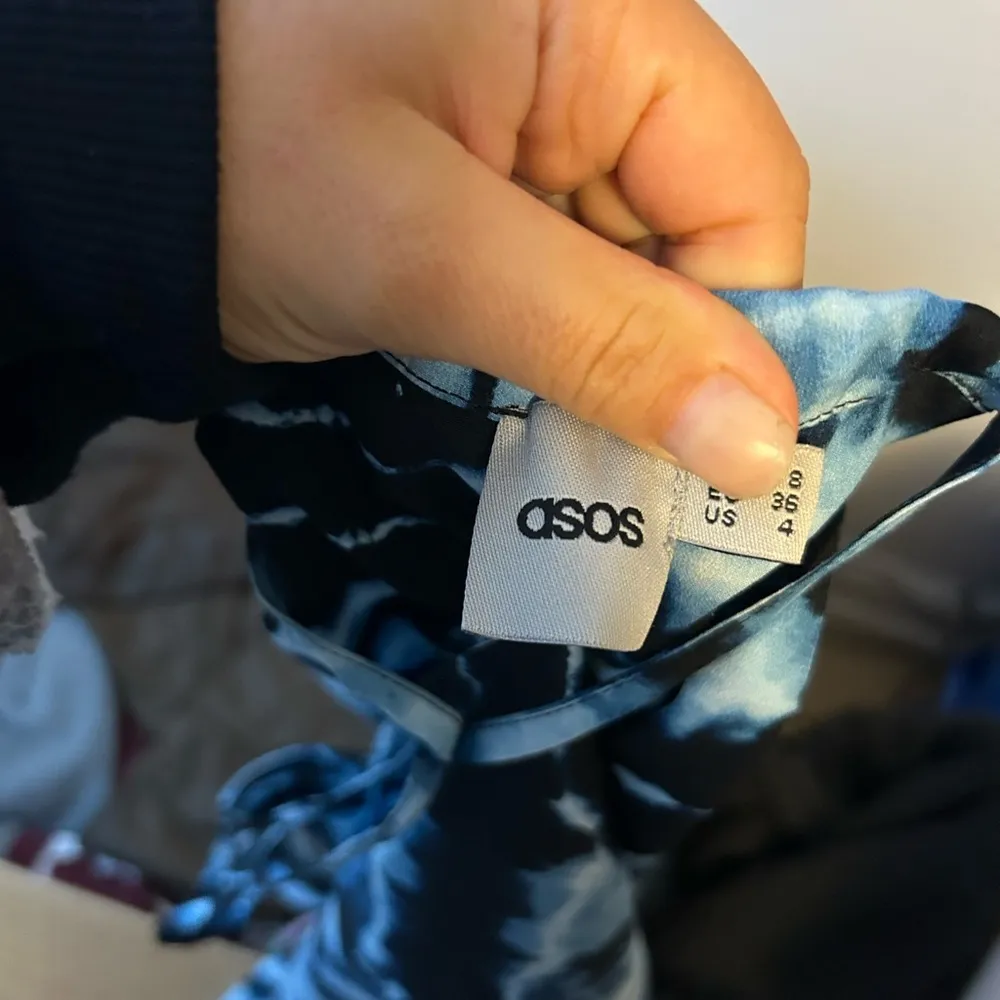 ASOS Tie Dye Handkerchief Flowy Top - Image 3