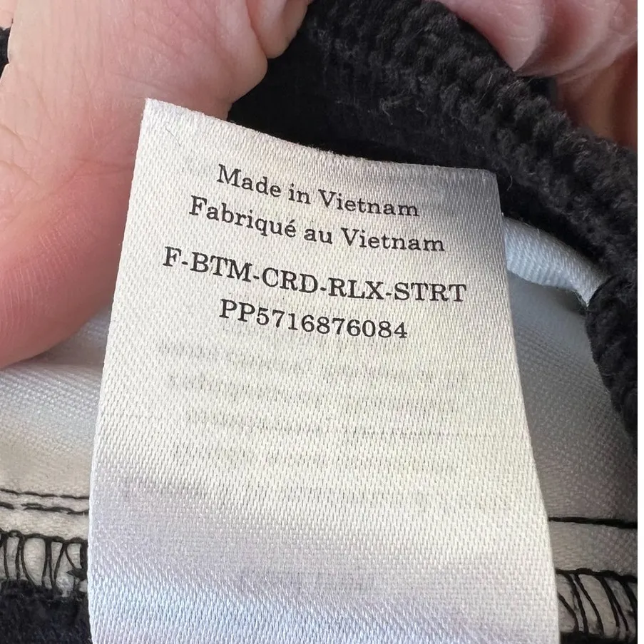 Everlane Black Wide Leg Corduroy Ankle Jeans 8 Relaxed Straight Casual High Rise - Image 8