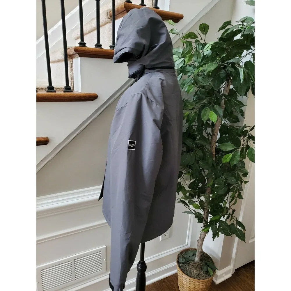 DLGJPA Women's Solid Gray Polyester Long Sleeve Full Zip Casual Jacket Size L Size L - Image 7