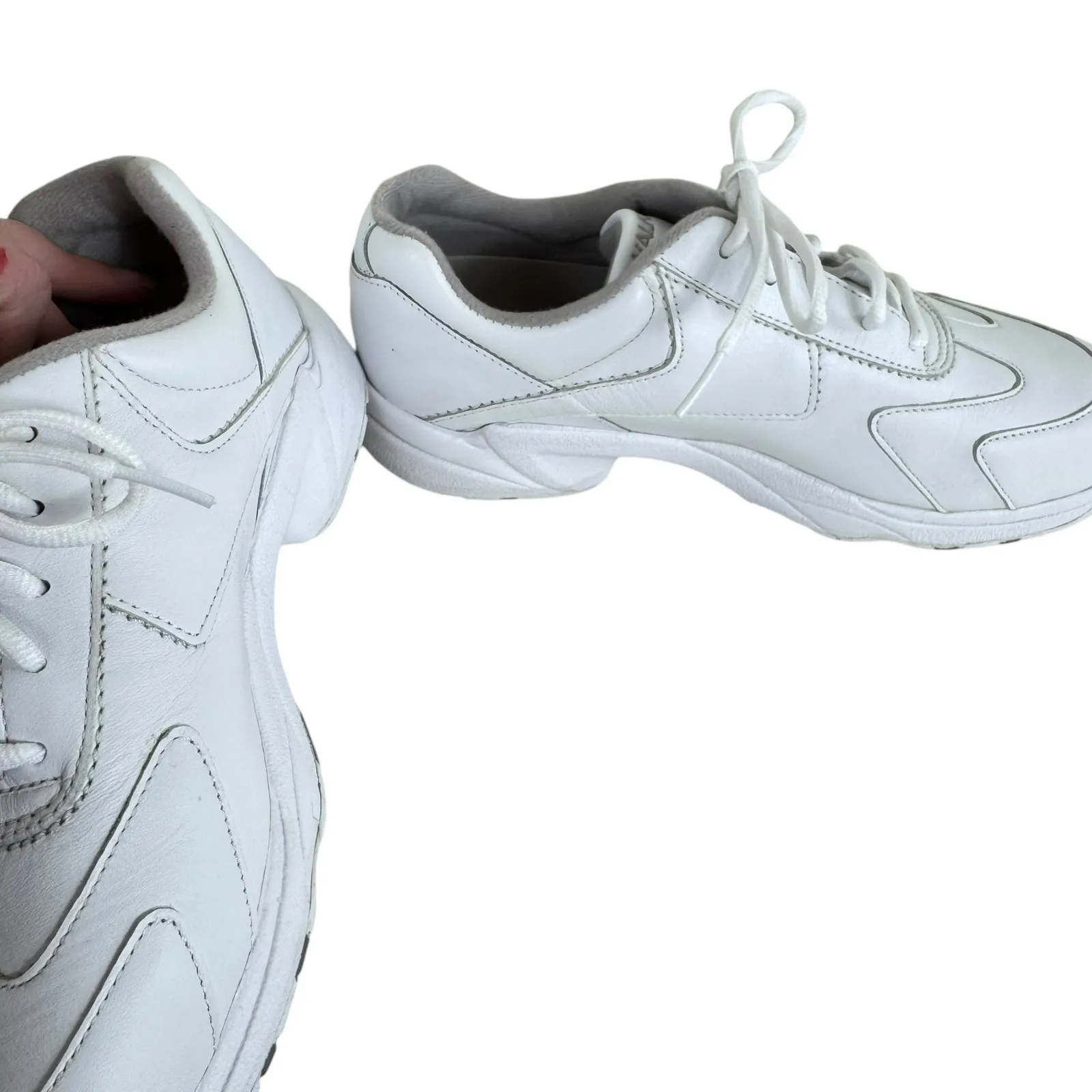 Footjoy Joy Walker White Lace Up Supportive Tennis Shoes 65449 Women's Size 8 - Image 5