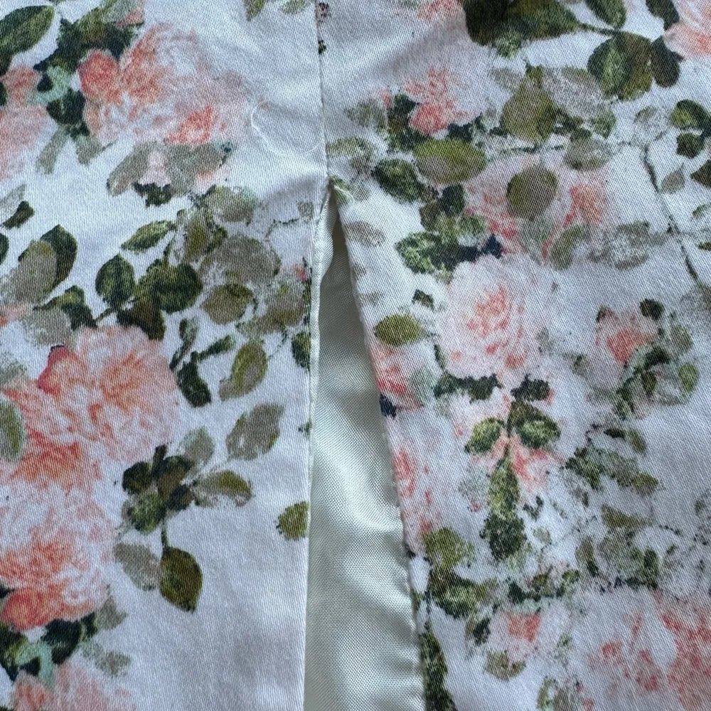 Forever 21 Contemporary Coquette Floral Dress in White/Pink/Green - Size Large - Image 10