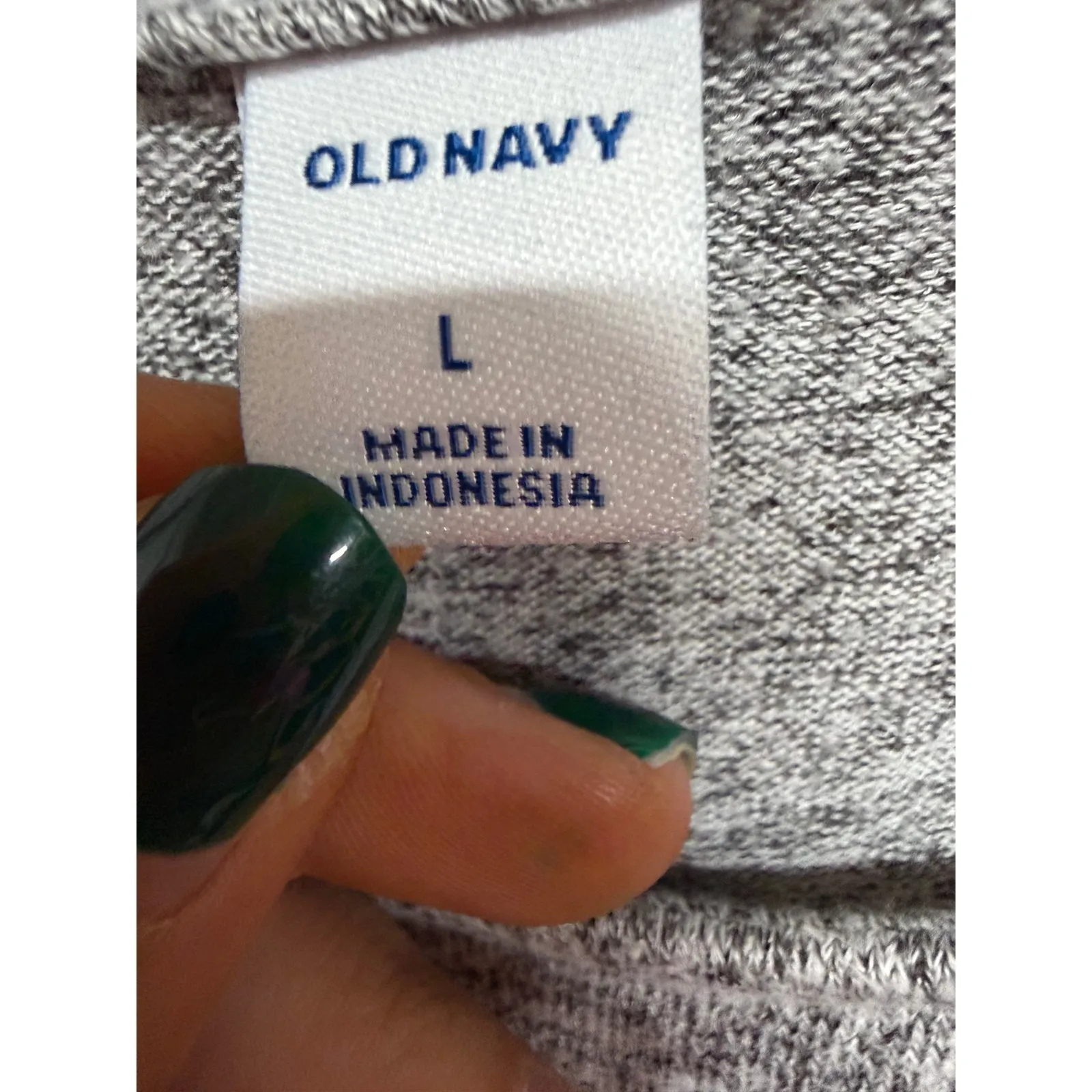 Old Navy Gray Sleeveless ALine Dress Size Large Unassuming Minimal Layering - Image 5