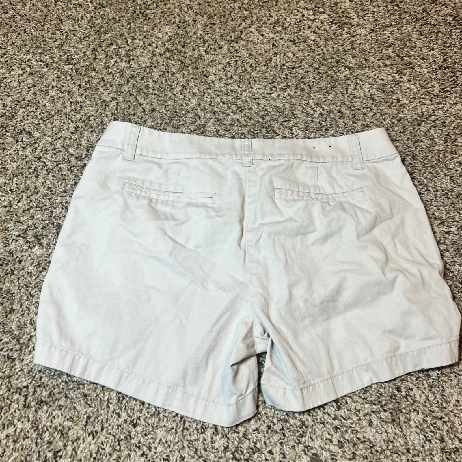 J. Crew Chino Shorts Khaki Beige‎ Casual Everyday Size 10 - Image 5