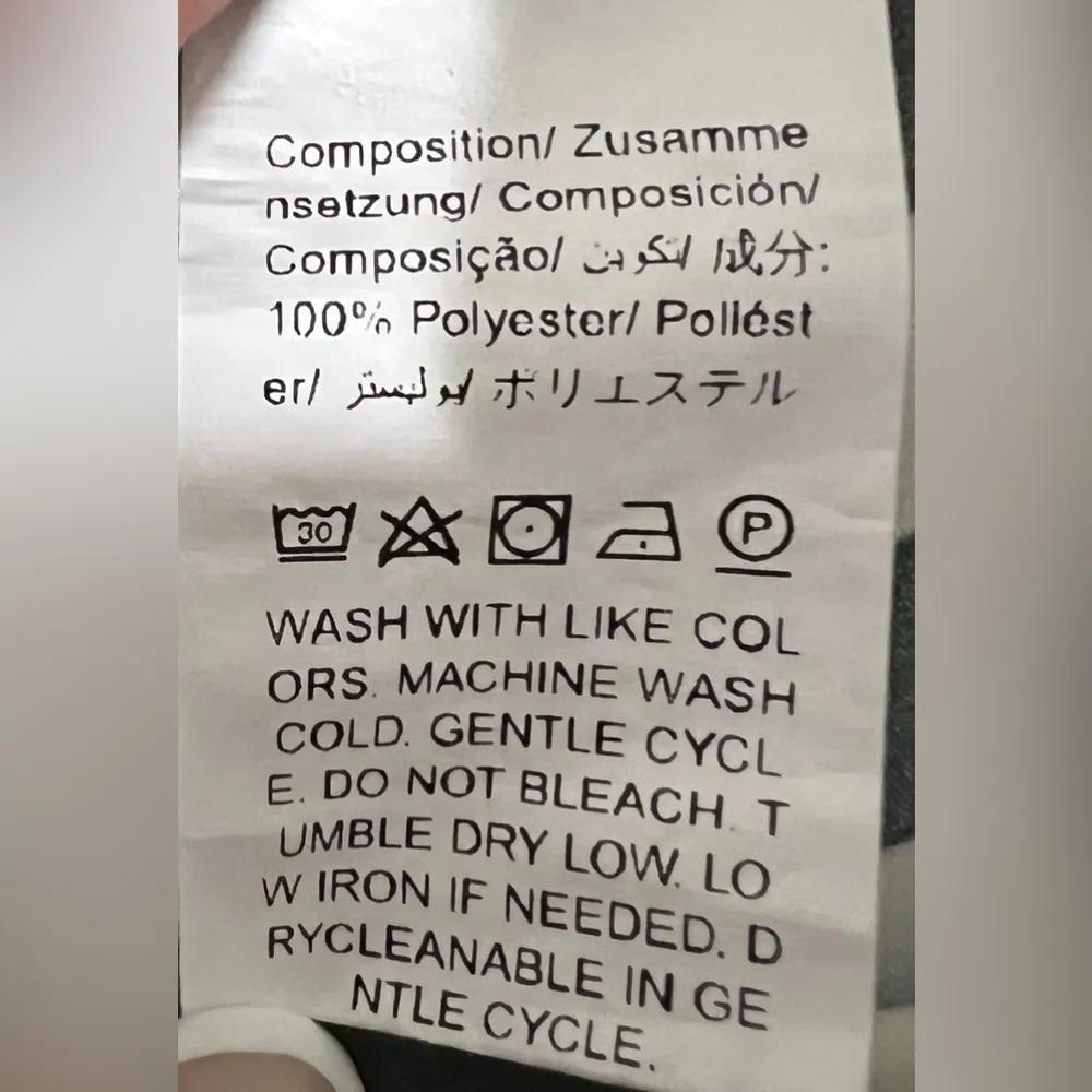 SHEIN Forest Green and White Patterned skirt - Image 5