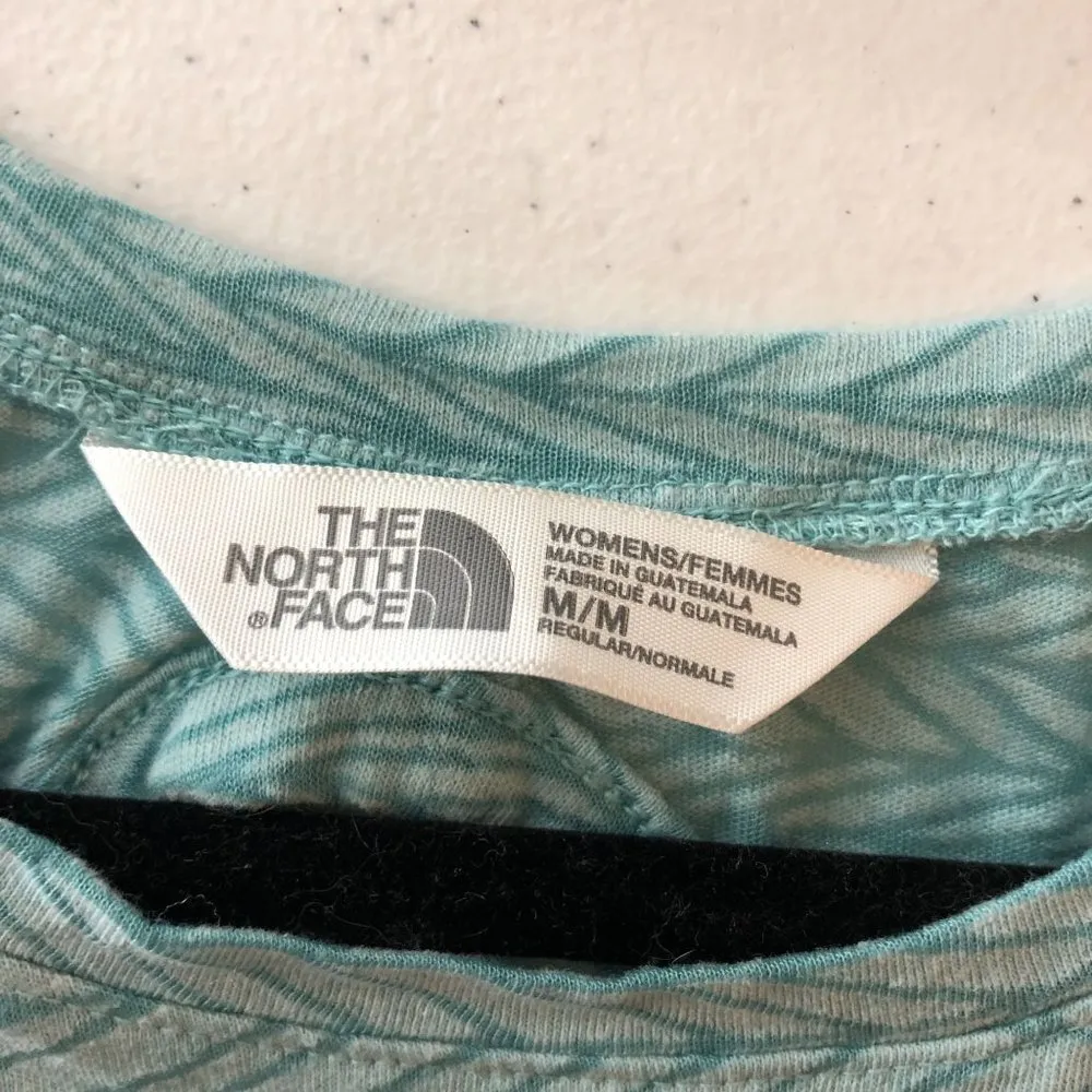 The North Face Womens Tank Top Afterburn Cutout Back Brethable Sleeveless Blue M - Image 3