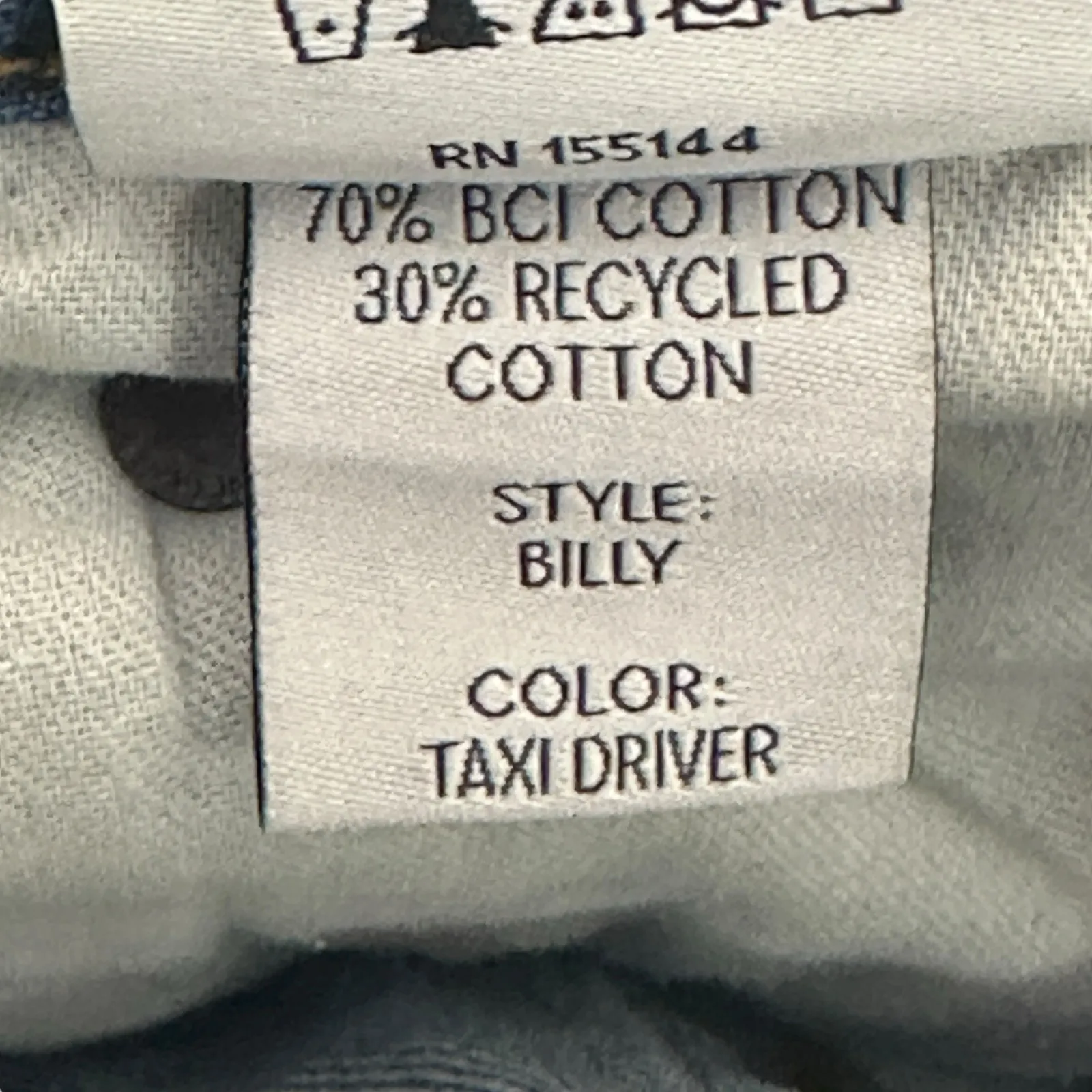 Boyish Billy Jeans in Taxi Driver Womens 27 Distressed Raw Hem High Rise Casual Blue - Image 8