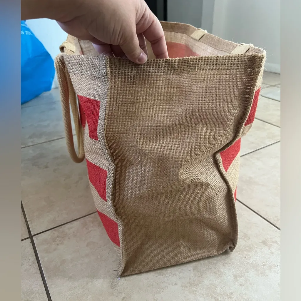 Saks fifth avenue large canvas tote bag - Image 3