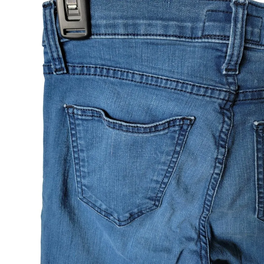Current Elliott Dark Wash Indigo High Rise USA Made Ankle Skinny Jeans Size 26 - Image 8