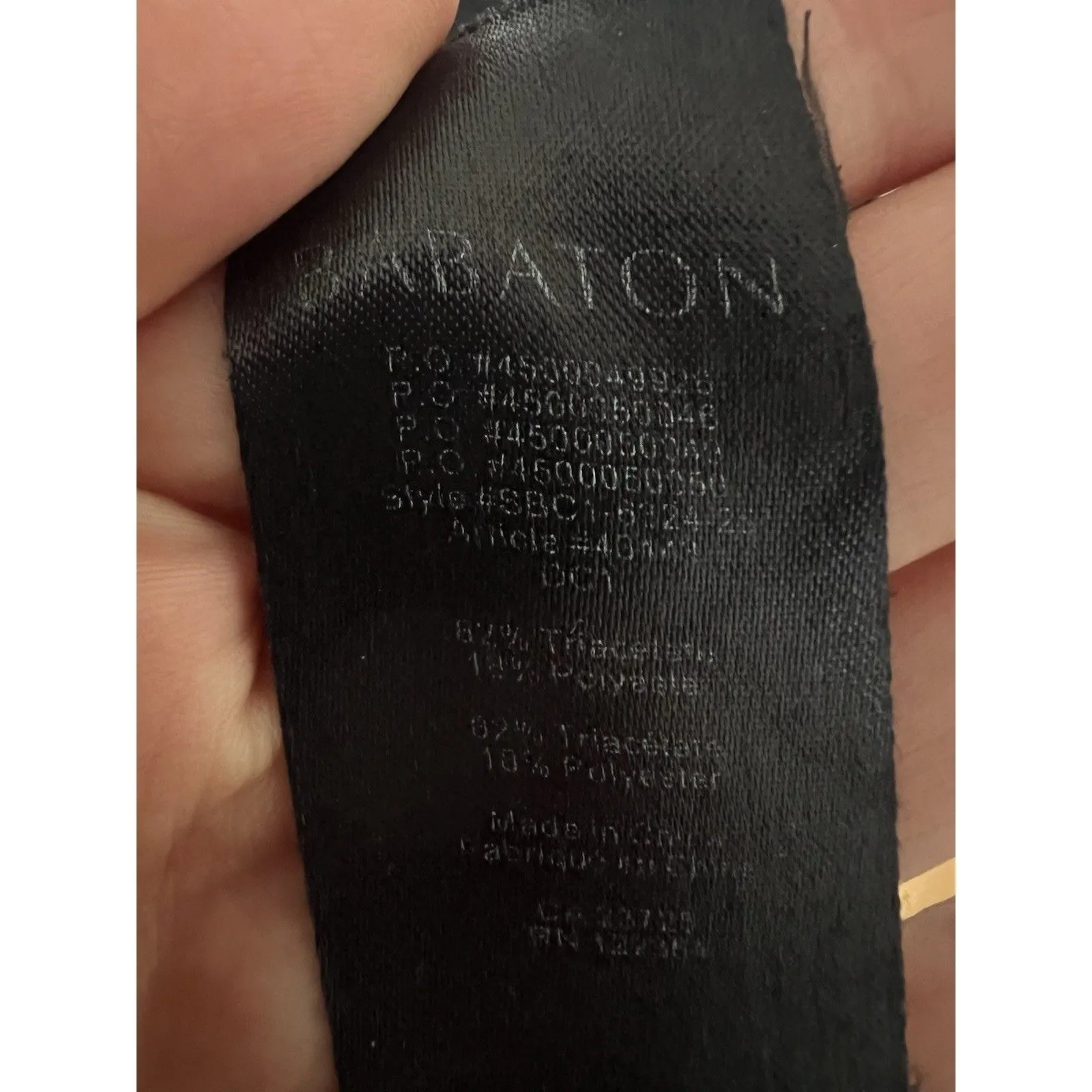 Babaton Japanese Crepe Trousers Black Trouser Twill Pleated Pants Size 8 Aritzia - Image 6