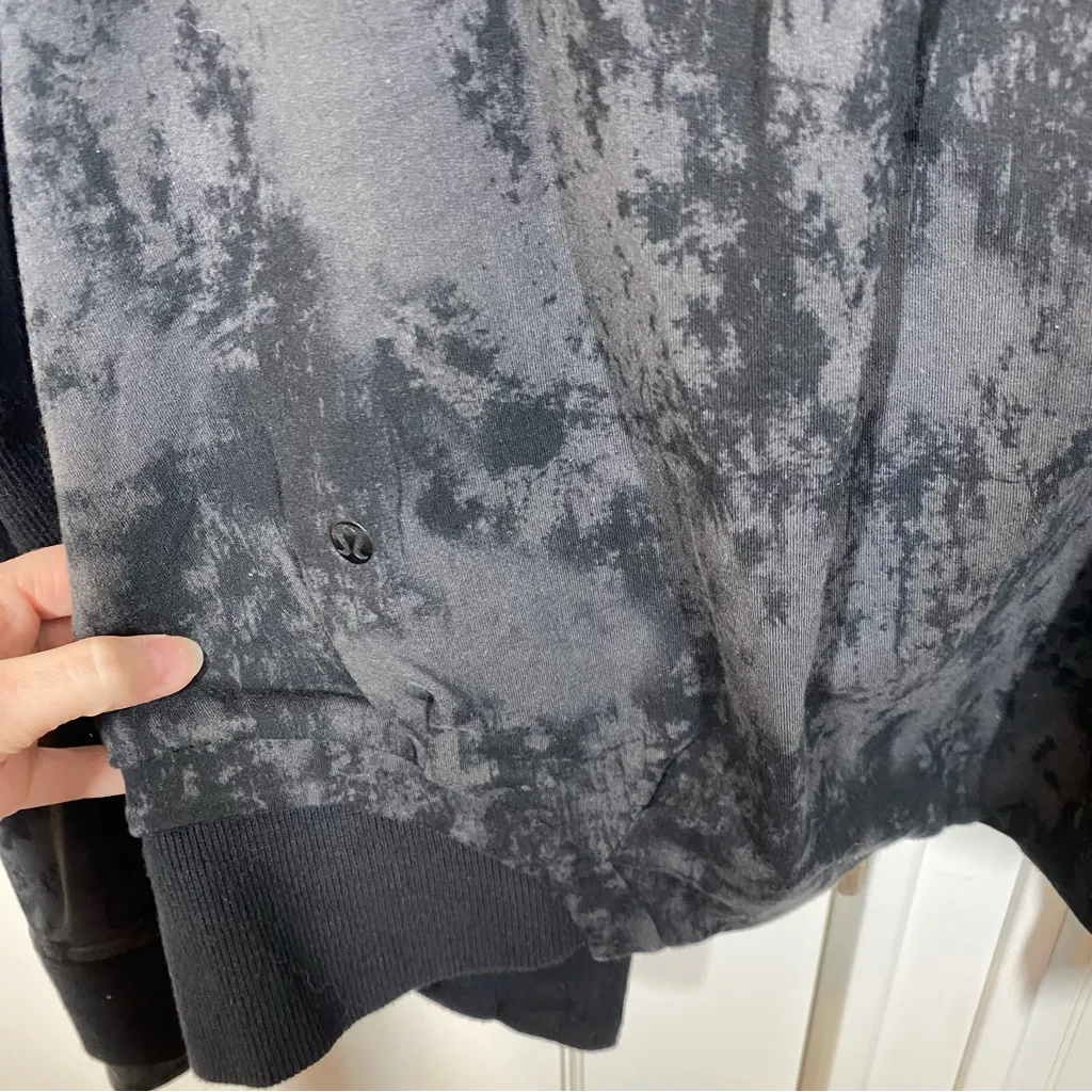 Lululemon  To Class Jacket Black Gray Size 10 Thumbholes fall‎ autumn basic - Image 5