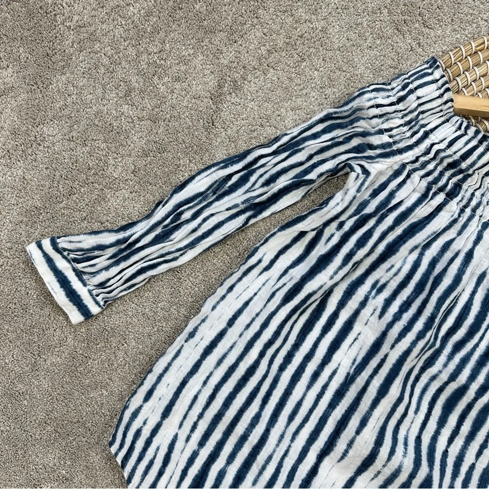 Polo Ralph Lauren Women’s 100% Linen Shibori Off - Image 5