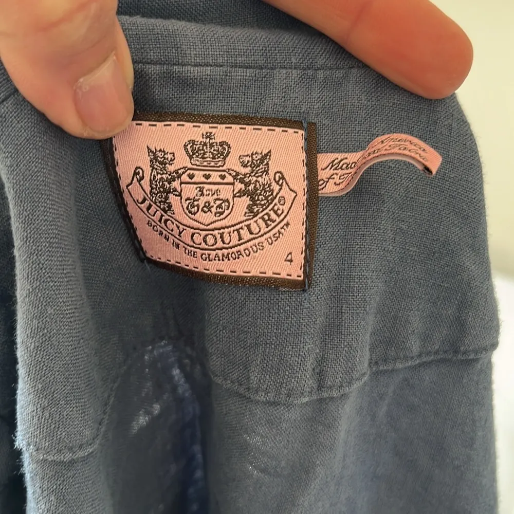 Women 100% Linen Crop Tie Waist Button Blazer. - Image 5