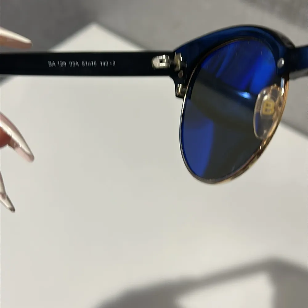 Balenciaga Round 51mm Sunglasses Style BA128 - Image 10