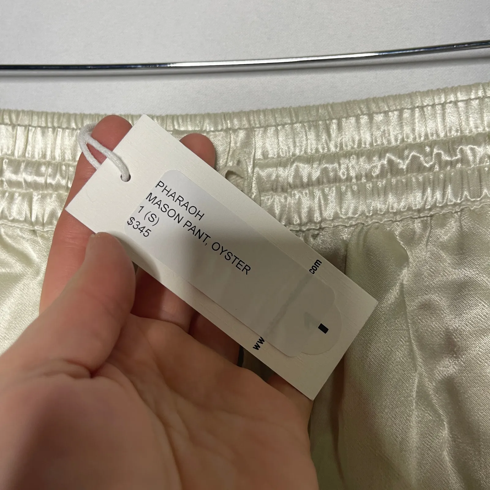 New Pharaoh Mason Cargo Pant in Vintage Satin in Oyster sz 1 US S - Image 5