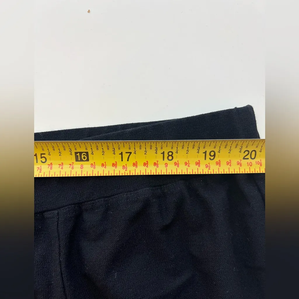 EILEEN FISHER System Washable Pants Black Crepe Pull On Elastic Waist Sz 3X Plus - Image 8