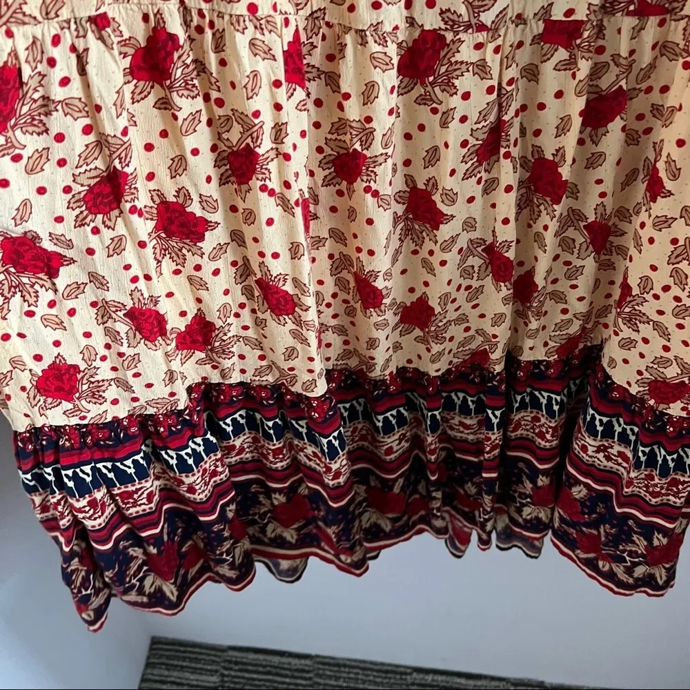 Faithfull The Brand X Anthropologie Melia Midi Dress Cottagecore Boho US 10 - Image 13