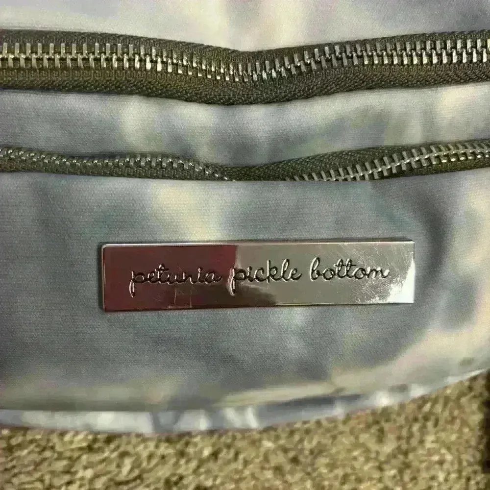 Petunia Pickle Bottom All Around Belt Bag Smoke Swirl Tie Dye New With Tags Gray - Image 2