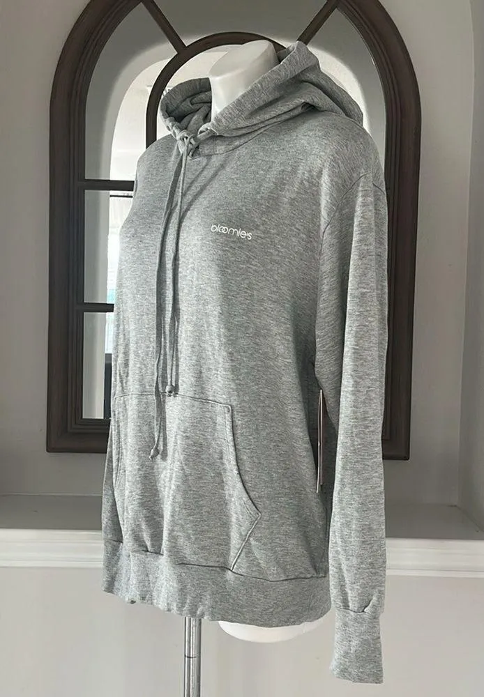 Bloomie's Unisex Rainbow Logo Hoodie in Heather Grey, Size M New w/Tag Gray Size M - Image 7