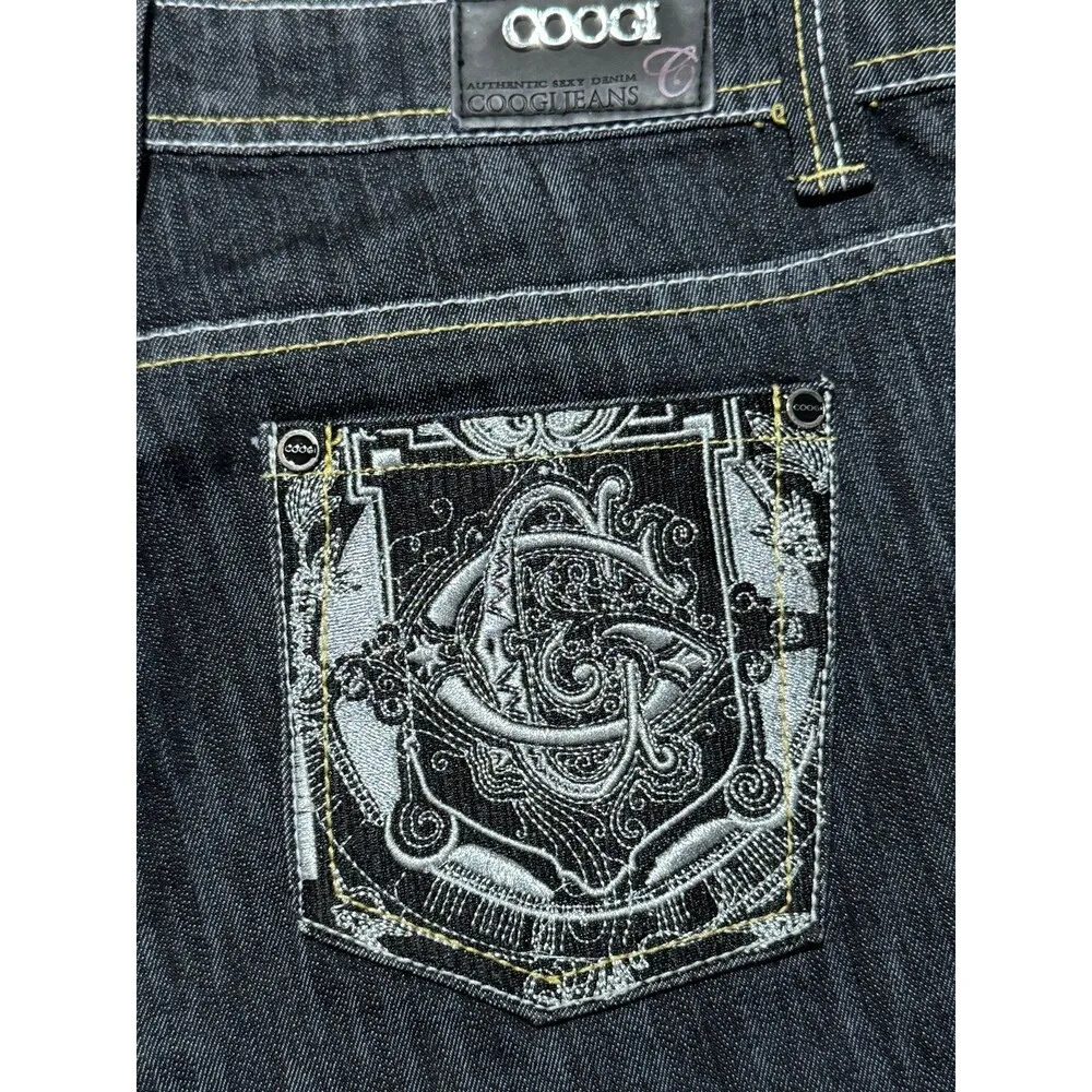 Coogi 14W Black Washed Jeans - Image 4