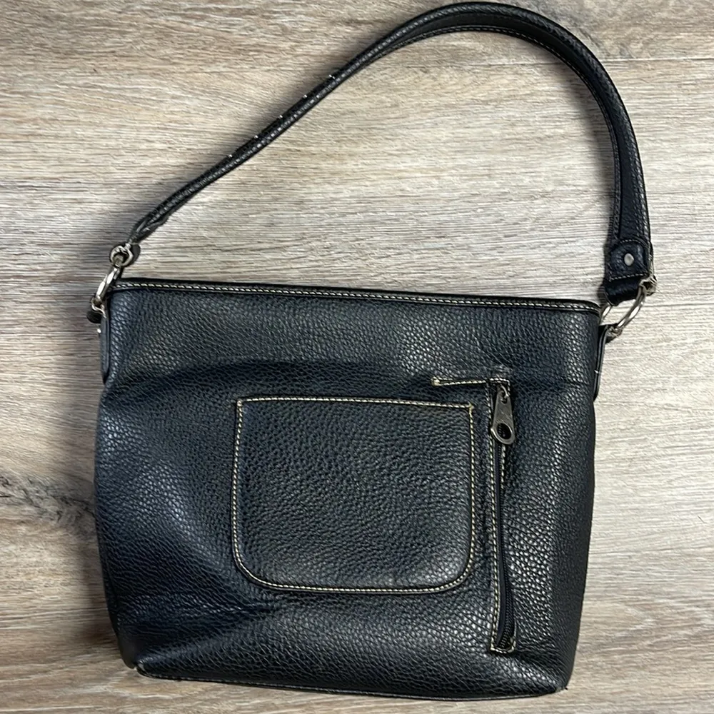 Montana West Concealed Carry Leather Turquoise Shoulder Bag - Image 4